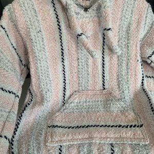 superrr comfy pink and grey boho hoodie :)